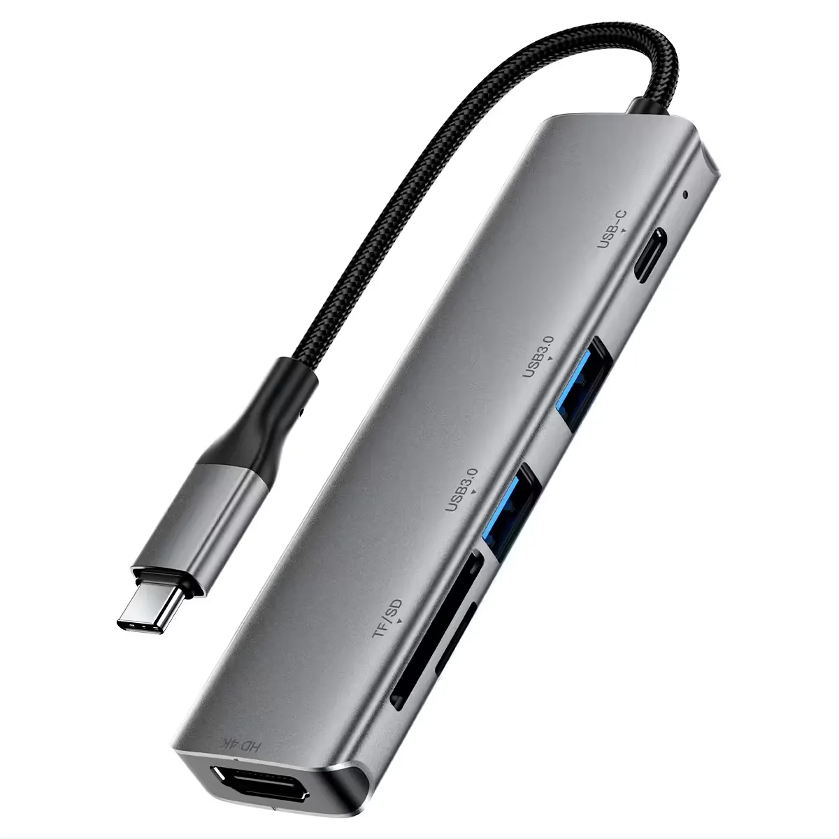ACEFAST J18 USB-C 6-in-1 Docking Station (4K 60Hz, 90W PD)