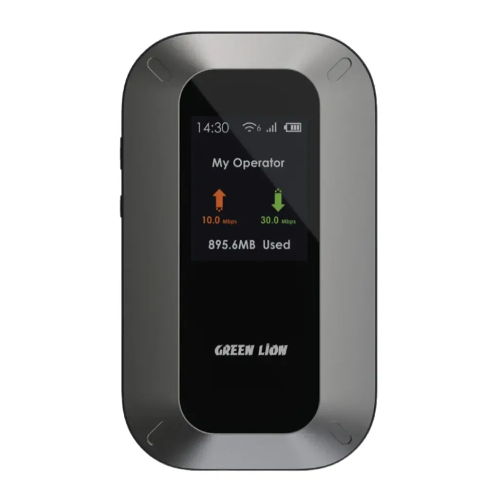 Green Lion Portable MiFi 4G LTE/3G Router (Wi-Fi 6)