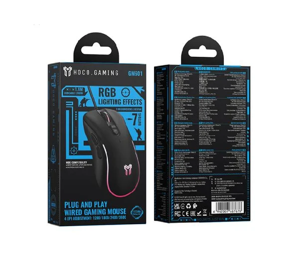 HOCO Gaming GM601 Grandeza Wired Gaming Mouse