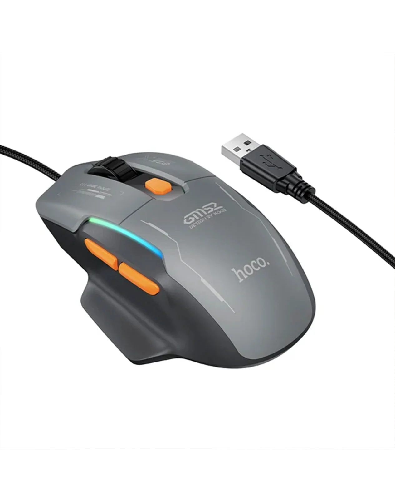 HOCO GM52 Reddy RGB Wired Gaming Mouse (12800 DPI)