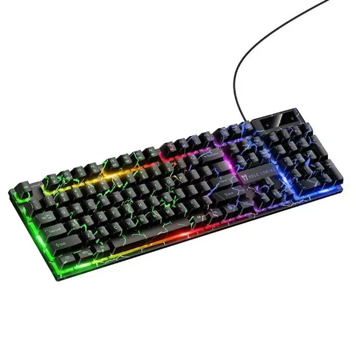 HOCO GM701 Trofeo Wired Gaming Keyboard (104-Key, RGB)