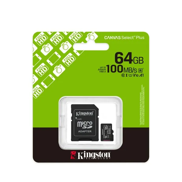 Kingston Canvas Select Plus 64GB microSD Card